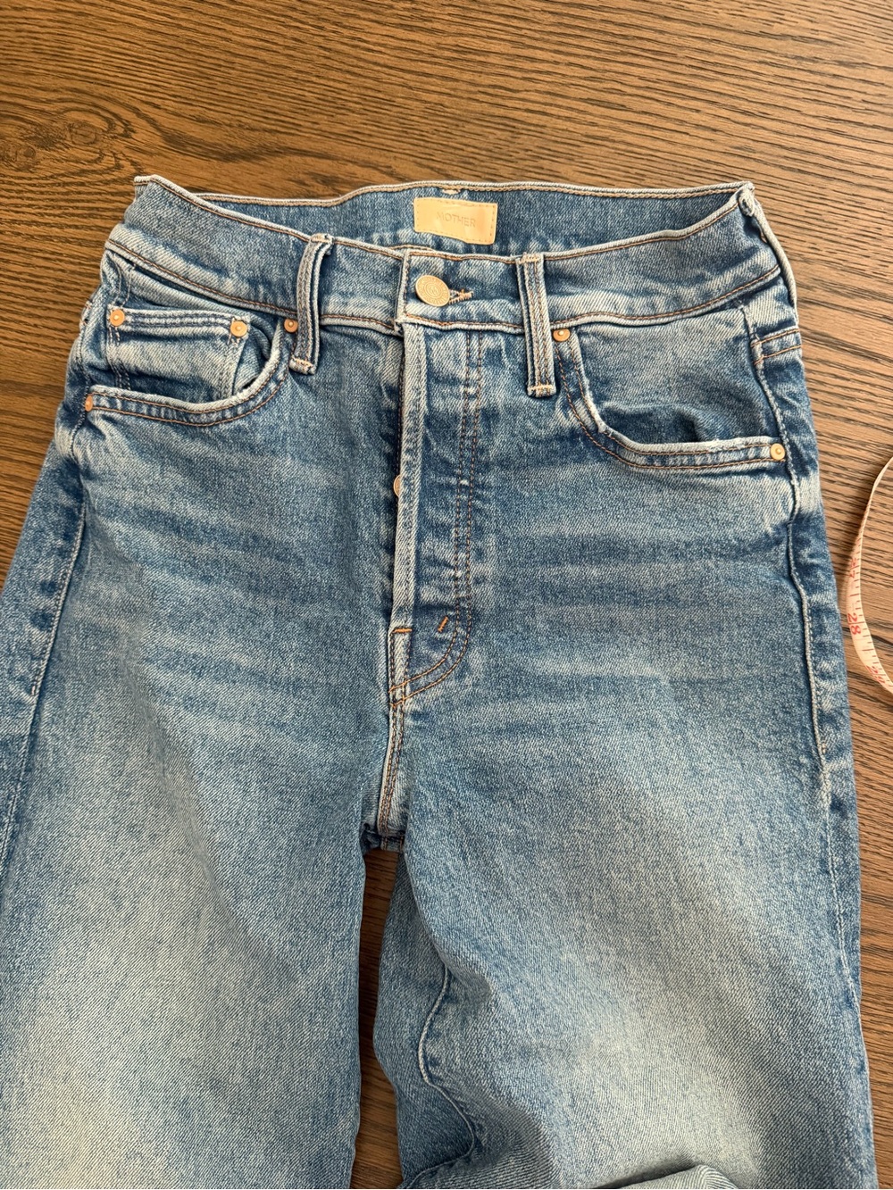 MOTHER Tomcat Roller wide leg jeans